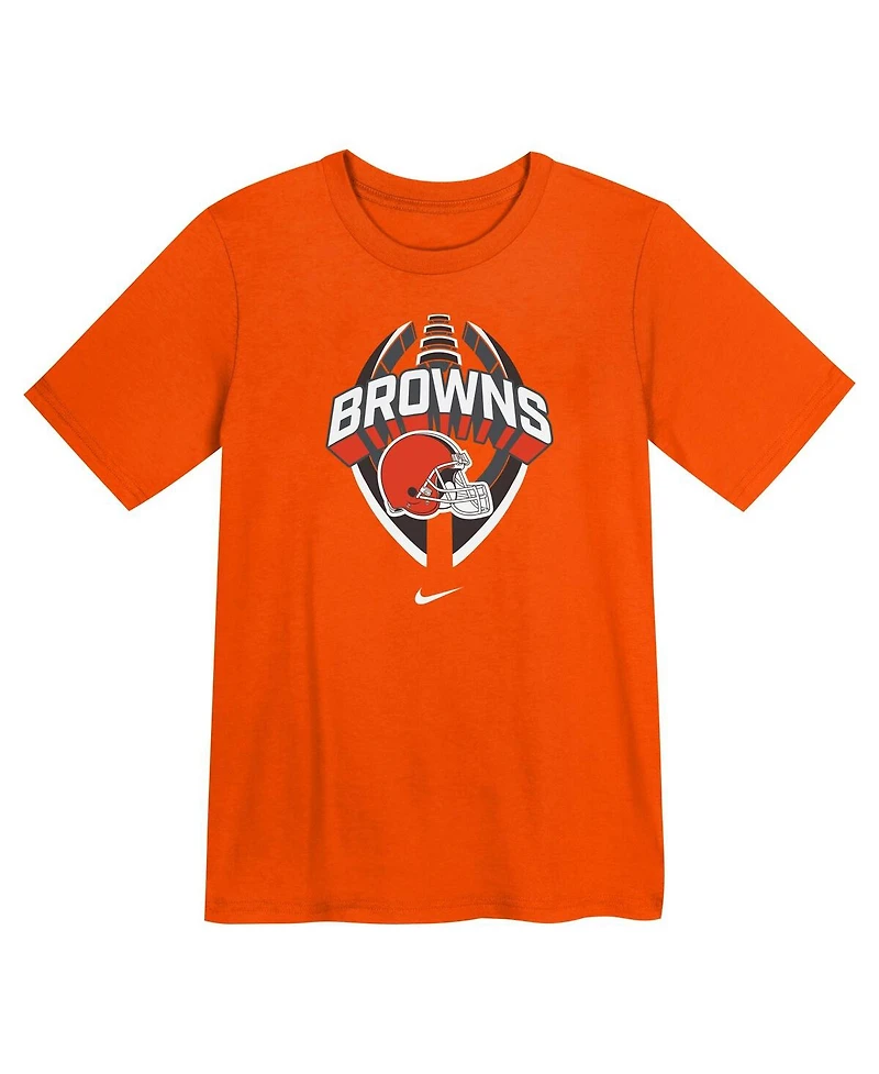 Nike Preschool Orange Cleveland Browns Icon Legend Dri-fit T-Shirt