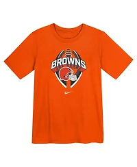 Nike Preschool Orange Cleveland Browns Icon Legend Dri-fit T-Shirt