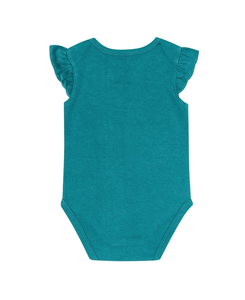 Outerstuff Baby Girls 2-Piece Miami Dolphins The Sunshine Bodysuit Set