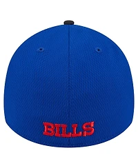 New Era Men's Royal Buffalo Bills Visor Hit 39THIRTY Flex Hat