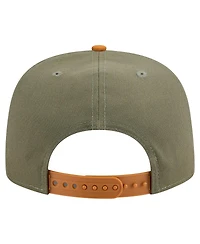 New Era Men's Olive/Brown Houston Astros Color Pack A-Frame 9FIFTY Snapback Hat