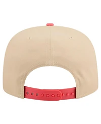 New Era Men's Light /Light Beige Texas Rangers Color Pack A-Frame 9FIFTY Snapback Hat