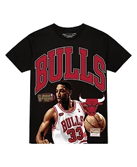 Mitchell & Ness Men's Scottie Pippen Black Chicago Bulls Hardwood Classics Player Arch T-Shirt