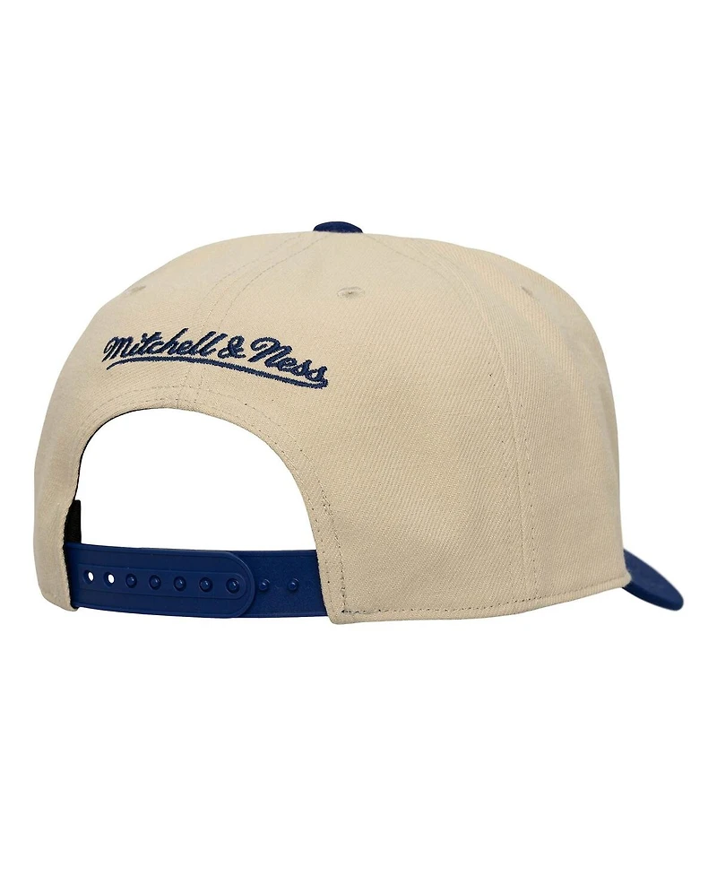 Mitchell & Ness Men's Cream/Navy Chicago Fire Upside Down Pro Pinch Snapback Hat