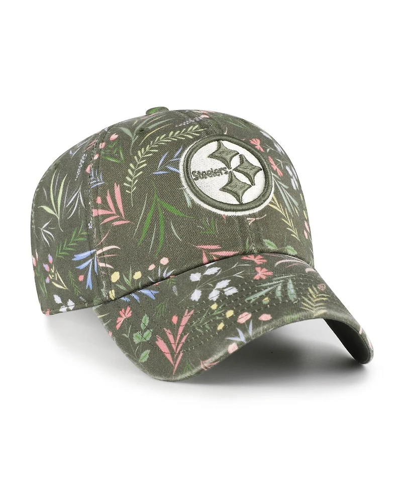 '47 Brand Women's Green Pittsburgh Steelers Verbena Clean Up Adjustable Hat