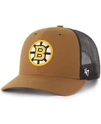 Carhartt x '47 Brand Men's Brown Boston Bruins Trucker Adjustable Hat