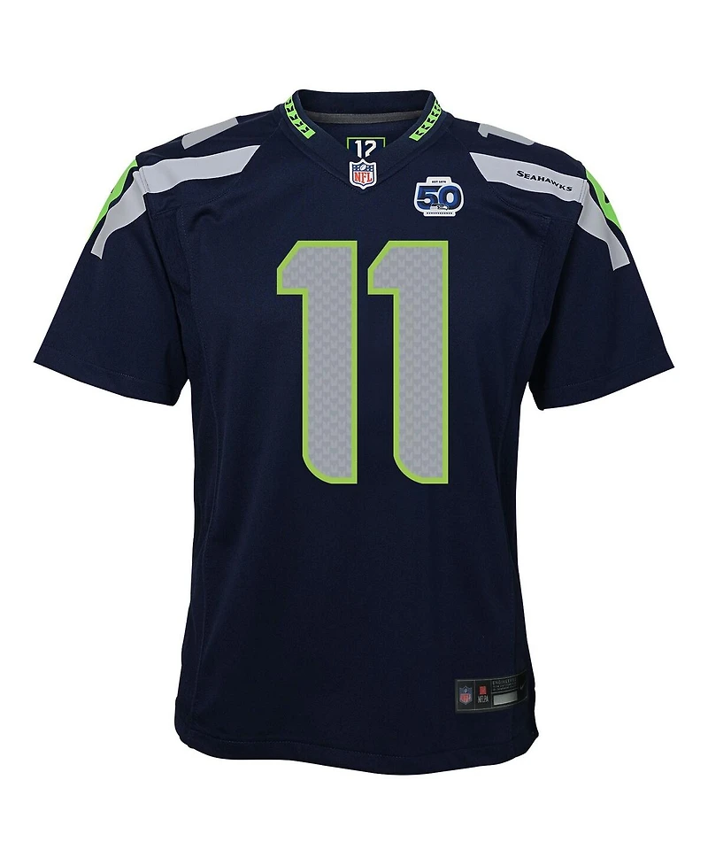 Nike Big Boys and Girls Jaxon Smith-Njigba College Navy Seattle Seahawks 50th Season Game Jersey
