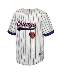 Mitchell & Ness Big Boys and Girls Walter Payton Cream Chicago Bears Retired Player Name Number Baseball Jersey
