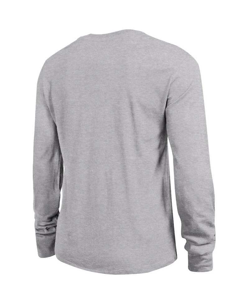 Champion Women's Gray Indiana Hoosiers Arch Over Logo Long Sleeve T-Shirt