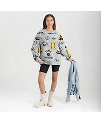 Gameday Couture Women's Gray Iowa Hawkeyes Always on Repeat Fleece Sweatshirt