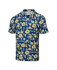 Reyn Spooner Men's Navy West Virginia Mountaineers Pua Performance Polo Shirt