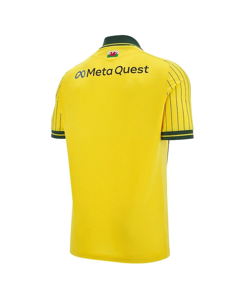 Macron Men's Yellow Wrexham 2025/26 Away Replica Jersey