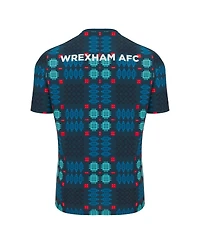 Macron Men's Blue Wrexham Warm-Up Jersey