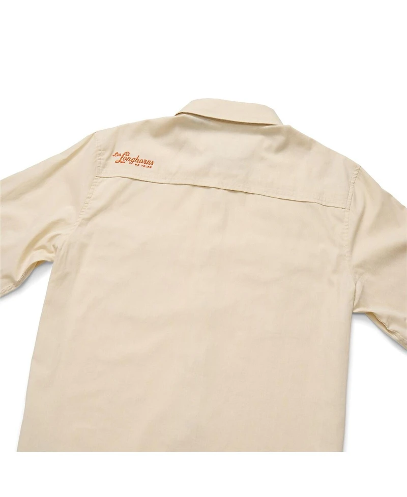 Howler Brothers Men's Tan Texas Longhorns x Howler Brothers Gaucho Long Sleeve Full-Snap Shirt