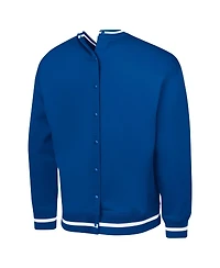 G-iii Sports by Carl Banks Men's Royal Buffalo Bills Adaptive Blocker Fleece Pullover Sweatshirt