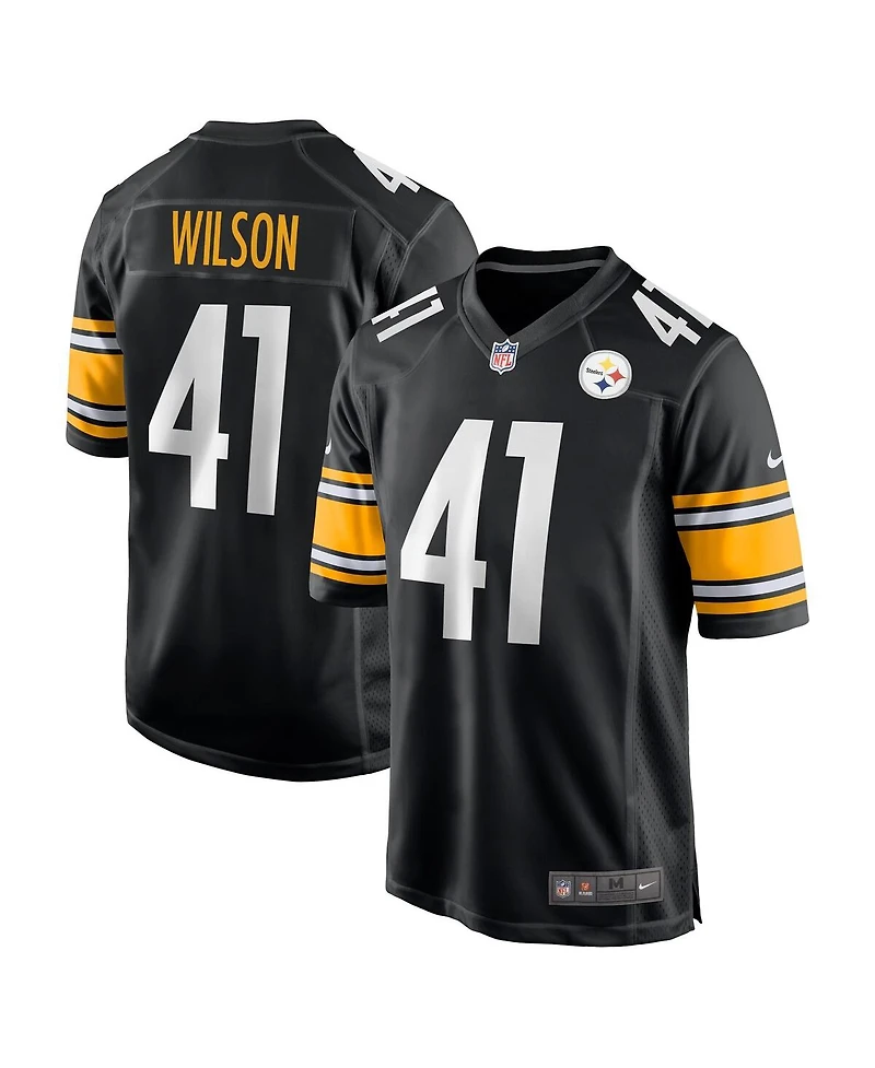 Nike Men's Payton Wilson Black Pittsburgh Steelers Game Jersey