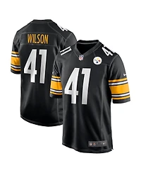 Nike Men's Payton Wilson Black Pittsburgh Steelers Game Jersey