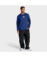 Nike Men's Royal New York Giants Sideline Coach Therma-fit Long Sleeve T-Shirt