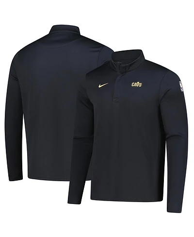 Nike Men's Black Cleveland Cavaliers 2025/26 Authentic Coaches Quarter-Zip Dri-Fit Sweatshirt