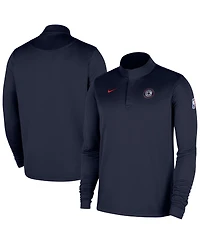 Nike Men's Navy La Clippers 2025/26 Authentic Coaches Quarter-Zip Dri-Fit Sweatshirt
