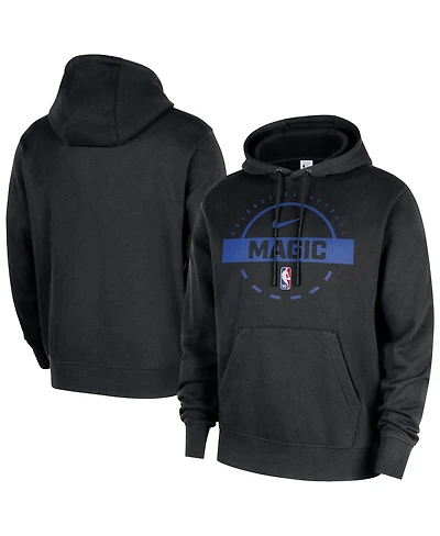 Nike Men's Black Orlando Magic 2025/26 Authentic Practice Club Pullover Hoodie