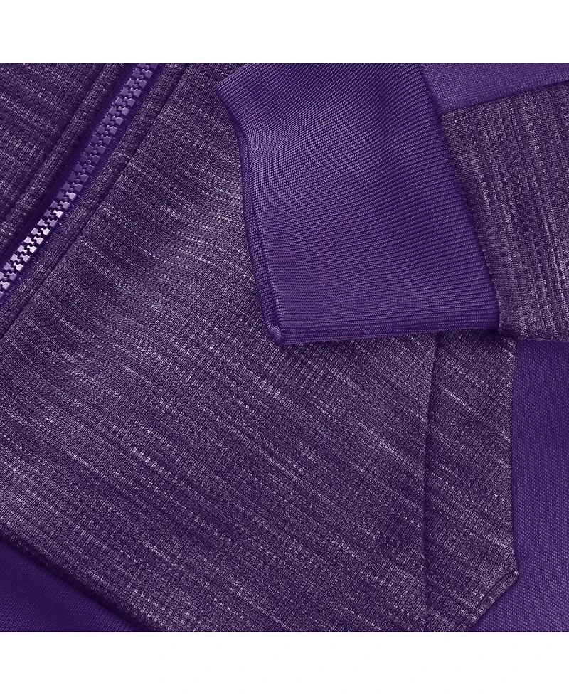 Fanatics Men's Purple Minnesota Vikings Checkdown Pass Full-Zip Hoodie
