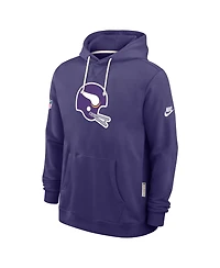Nike Men's Purple Minnesota Vikings Sideline Standard Issue Alt 2 Dri-fit Hoodie