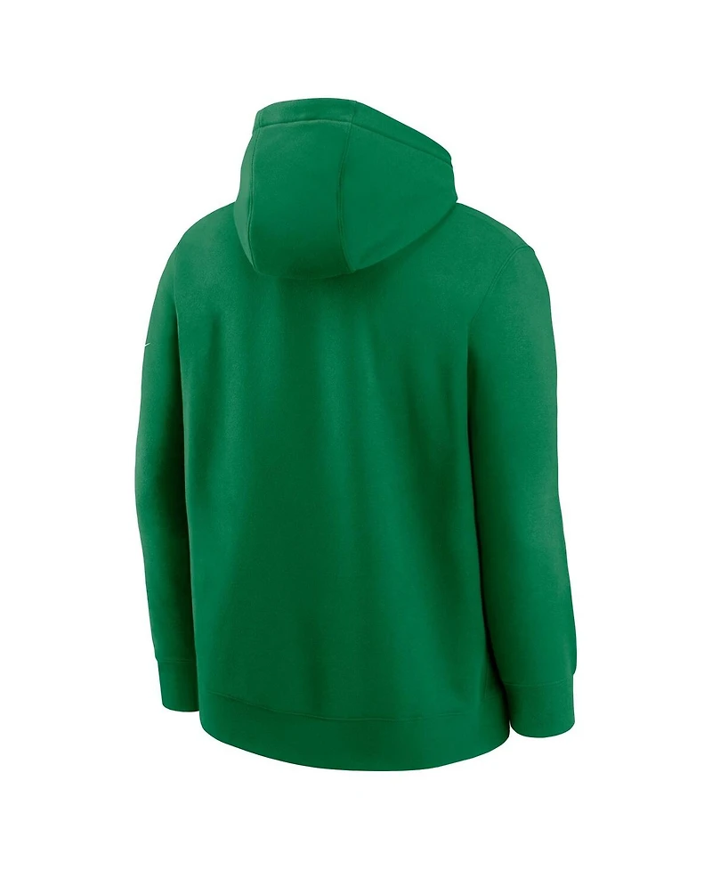 Nike Men's Green Philadelphia Eagles Full Blitz Club Fleece Pullover Hoodie