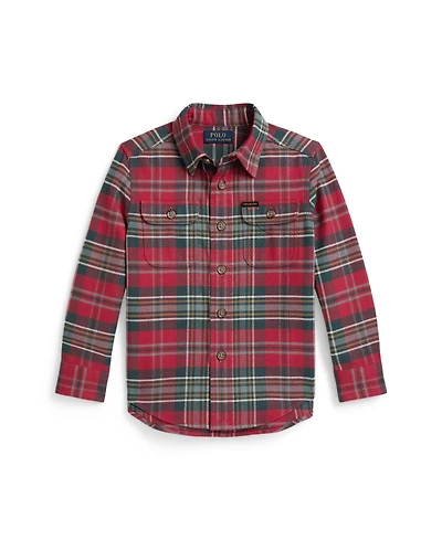 Polo Ralph Lauren Boys 2-7 Plaid Flannel Shirt