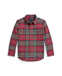 Polo Ralph Lauren Boys 2-7 Plaid Flannel Shirt