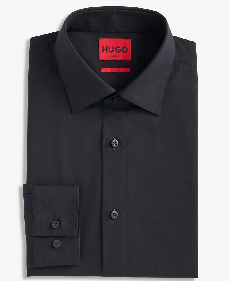 Hugo Boss Men's Valerio Long Sleeve Button-Front Geo Print Shirt