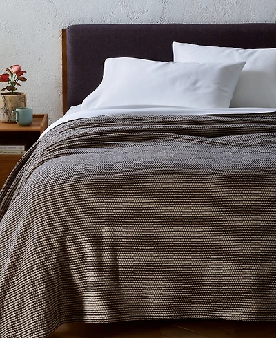 Oake Striped Woven Blanket, Full/Queen, Exclusively for Macy's