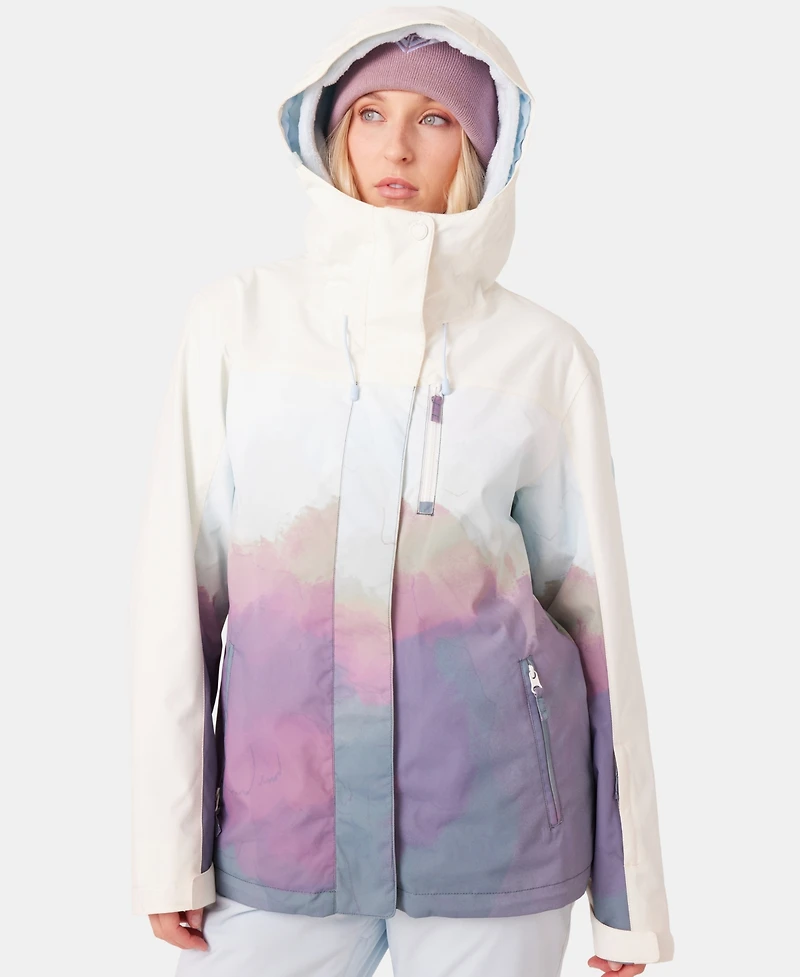Roxy Women's Jetty 3-Way Adjustable Hooded Snow Jacket
