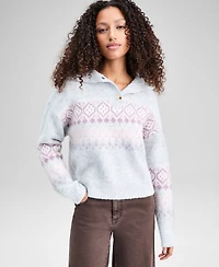 And Now This Women's Fair Isle Pullover Sweater, Macy's Exclusive