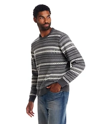 Weatherproof Vintage Men's Fair Isle Crewneck Sweater