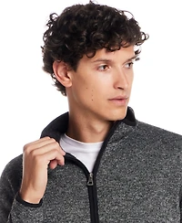 Weatherproof Vintage Men's Fleece Quarter Zip Sweater with Sherpa