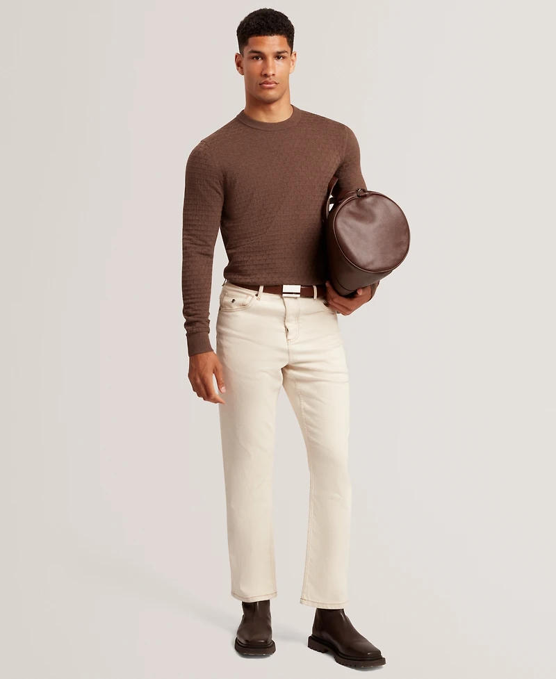 Ted Baker Men's Sainsy T Stitch Crewneck Sweater