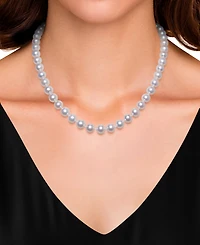 Belle de Mer Cultured Akoya Pearl (8-8.5mm) Necklace in 14k Gold