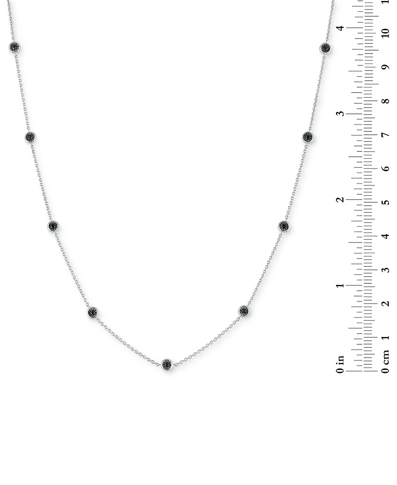 Macy's Diamond Necklace (1/4 ct. t.w.) in Sterling Silver