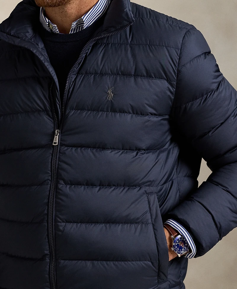 Polo Ralph Lauren Men's Big & Tall Packable Mock Neck Jacket