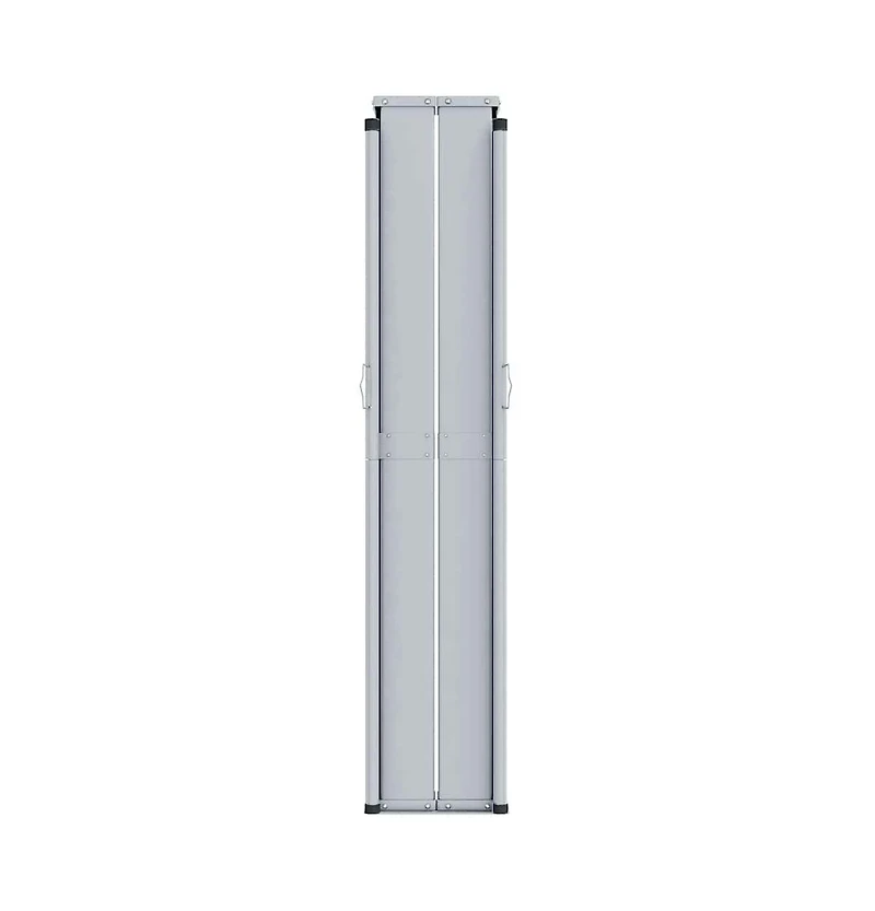 vidaXL Side Awning Black 100% Polyester with Pu coating Large