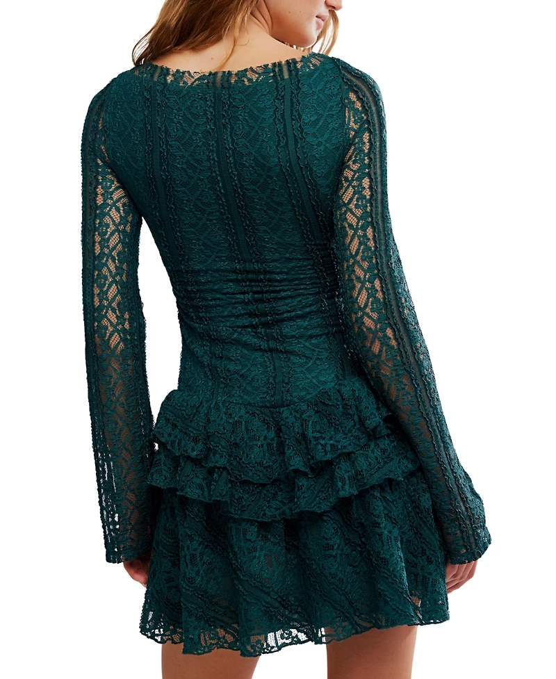 Free People Women's Tabby Tiered Mini Dress