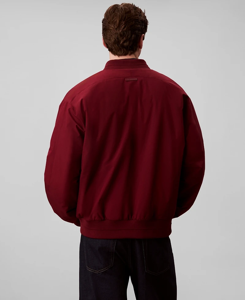 Calvin Klein Men's Hero Bomber Full-Zip Long Sleeve Jacket