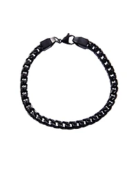 Lucky Brand Black 6MM Spiga Chain Bracelet - 8.75'' Chain