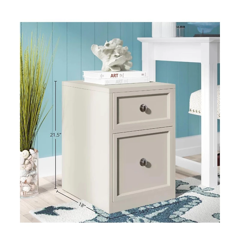 Parker House Furniture Parker House Boca L Shape Desk with Lateral File
