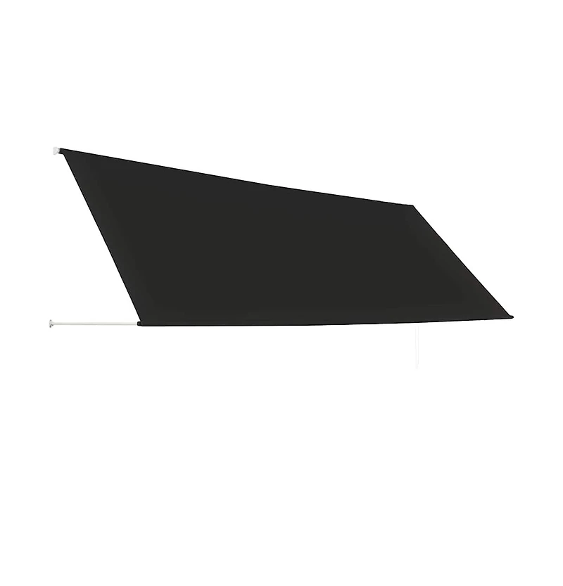 Awning Anthracite Steel and 100% polyester with Pa coating