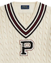 Polo Ralph Lauren Toddler & Little Boys 2T-7 Stripe Detail Cricket Sweater