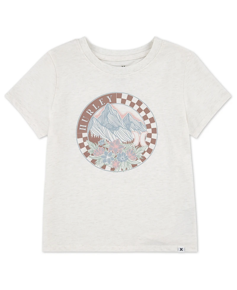 Hurley Girls 7-16 Floral Short Sleeve T-Shirt