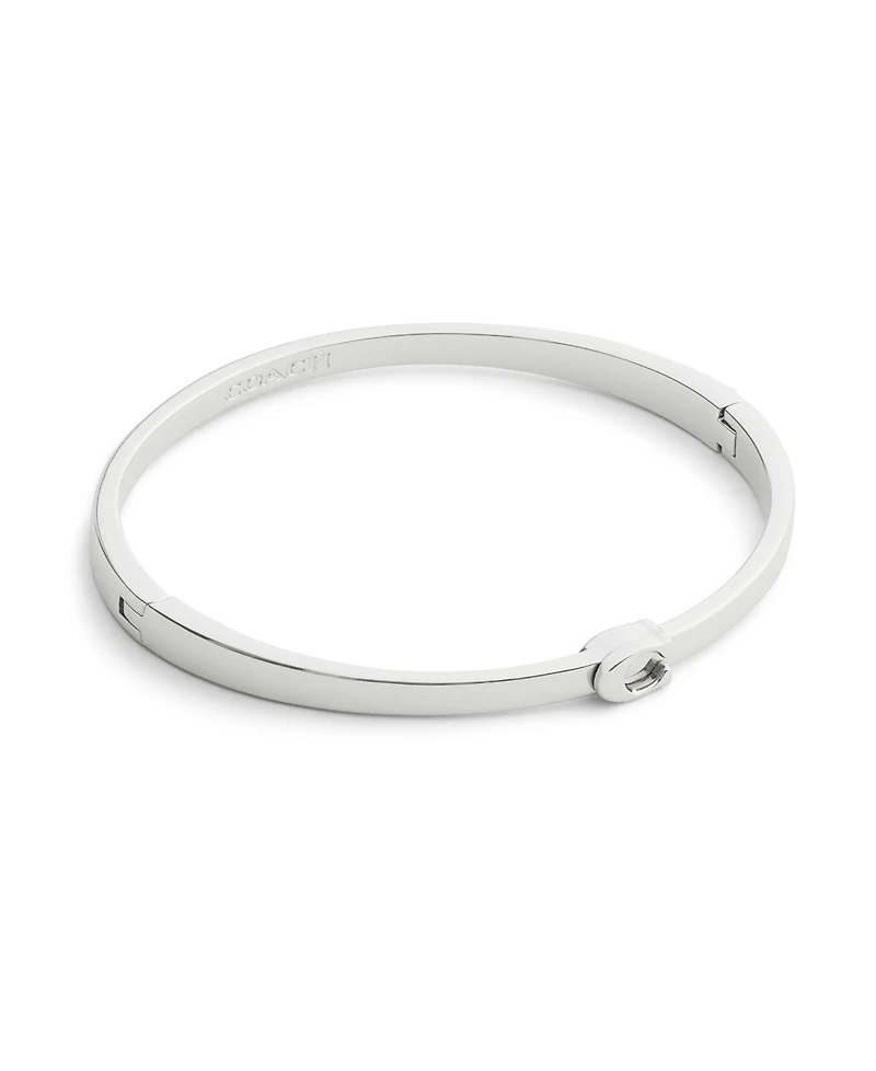 Coach Minimal Hinged Bangle Bracelets