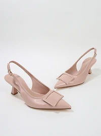 Berness Celestine Kitten Heel Slingbacks